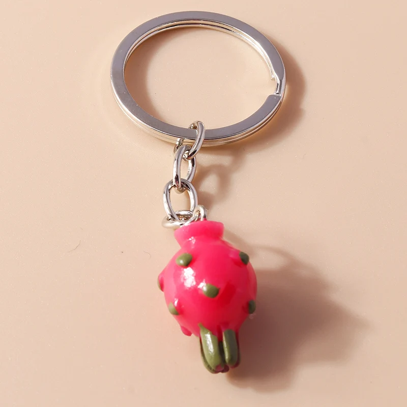 Lovely Resin Fruit Pitaya Charms Keychains Souvenir Gifts for Women Men Car Key Handbag Pendants Keyrings DIY Accessories
Lovely Resin Fruit Pitaya Charms Keychains Souvenir Gifts for Women Men Car Key Handbag Pendants Keyrings DIY Accessories