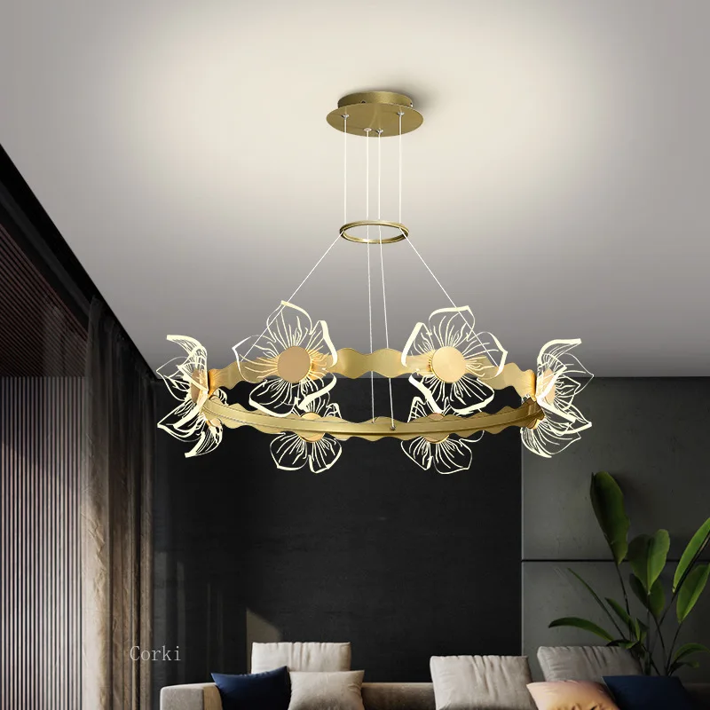 Современная Минималистичная люстра Ginkgo orchid для гостиной, столовой, спальни, китайской чайной комнаты
Современная Минималистичная люстра Ginkgo orchid для гостиной, столовой, спальни, китайской чайной комнаты