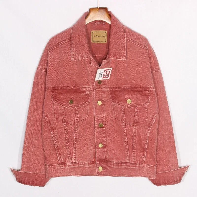 2023 Autumn Fashion Solid Color Denim Jacket Women Loose Short Student Outerwear Big Pocket Long Sleeve Jeans Jacket Coat Female
2023 Autumn Fashion Solid Color Denim Jacket Women Loose Short Student Outerwear Big Pocket Long Sleeve Jeans Jacket Coat Female