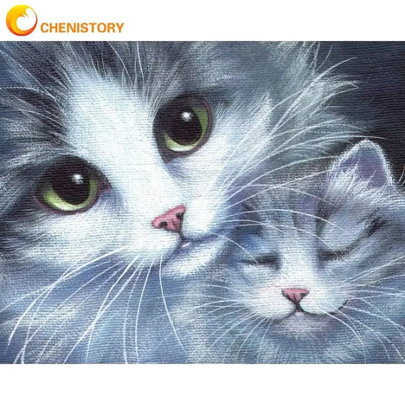 CHENISTORY Full Diamond Mosaic Cute Cat 5D Diy Diamond Painting Embroidery Animal Creative Hobbies Kit Pictures Home Decor
CHENISTORY Full Diamond Mosaic Cute Cat 5D Diy Diamond Painting Embroidery Animal Creative Hobbies Kit Pictures Home Decor