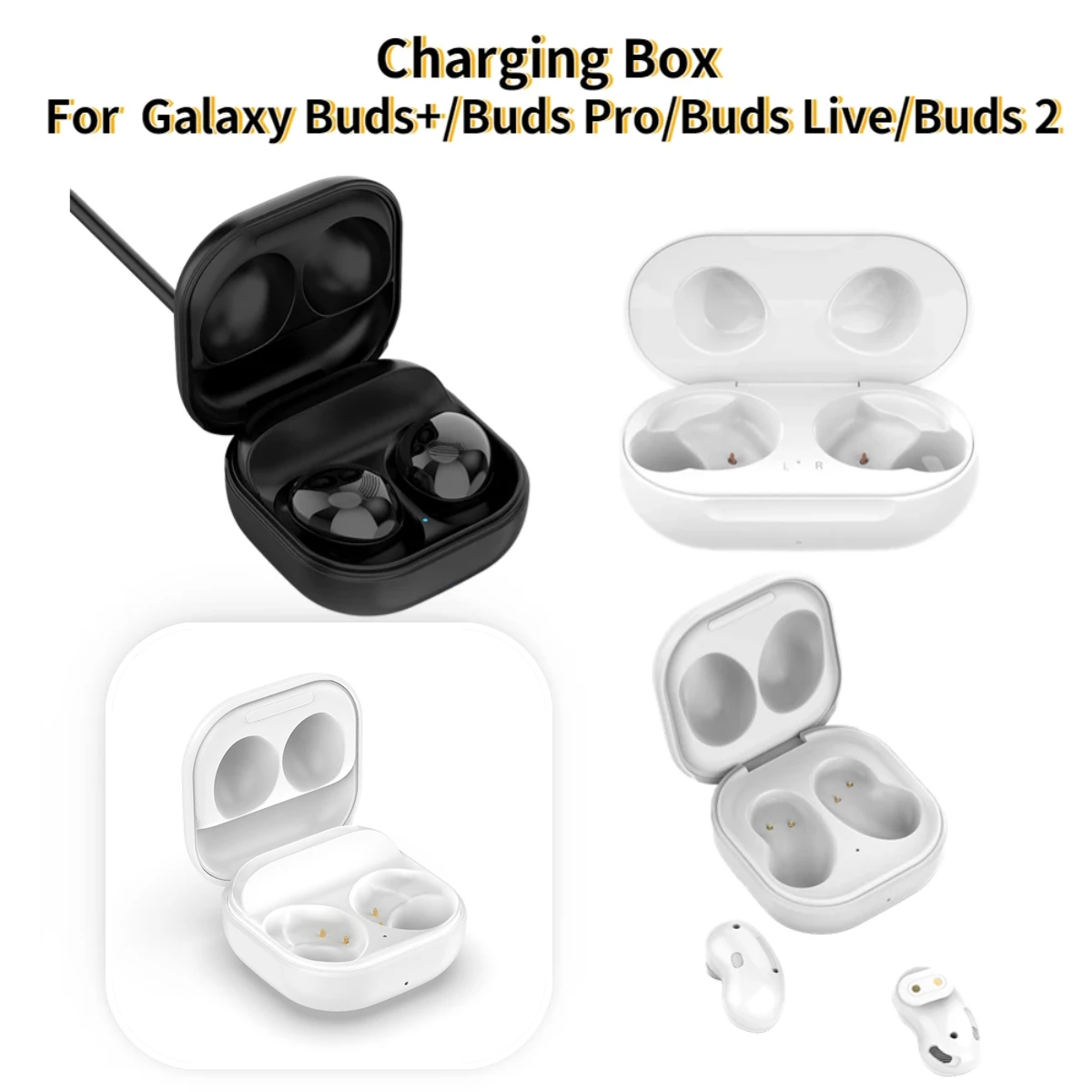 Charging Box For Samsung Galaxy Buds+/Buds Pro/Buds Live/Buds 2 Bluetooth Compatible Wireless Headset Charging Case No Earphone
Charging Box For Samsung Galaxy Buds+/Buds Pro/Buds Live/Buds 2 Bluetooth Compatible Wireless Headset Charging Case No Earphone