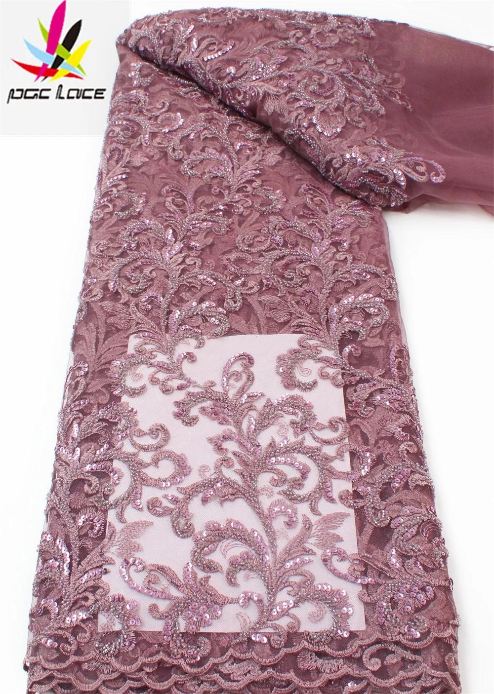 PGC African Sequence Lace Fabric 2022 High Quality Groom Lace Elegant Nigerian Wedding French Lace Fabric For Sewing YA5084B-1
PGC African Sequence Lace Fabric 2022 High Quality Groom Lace Elegant Nigerian Wedding French Lace Fabric For Sewing YA5084B-1