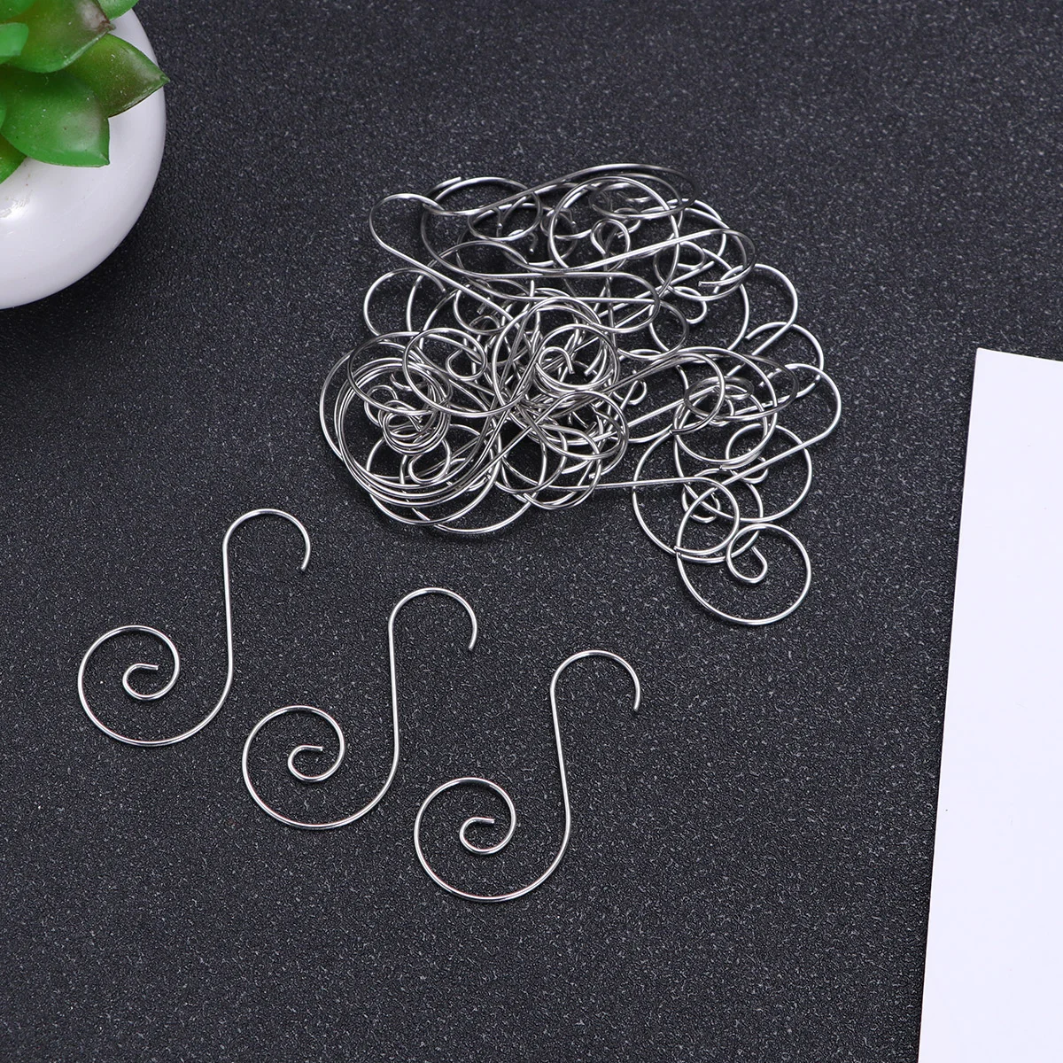 Hooks Christmas Hangersshaped Ornament Tree Hanger Wreathswirl Holidaysteel Metal Wire Hanging Hook Bauble
Hooks Christmas Hangersshaped Ornament Tree Hanger Wreathswirl Holidaysteel Metal Wire Hanging Hook Bauble