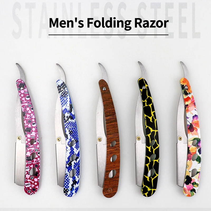 High-End Stainless Steel Folding Shaving Knife For Professional Men Beard Face Hair Remover Barber Razor
High-End Stainless Steel Folding Shaving Knife For Professional Men Beard Face Hair Remover Barber Razor