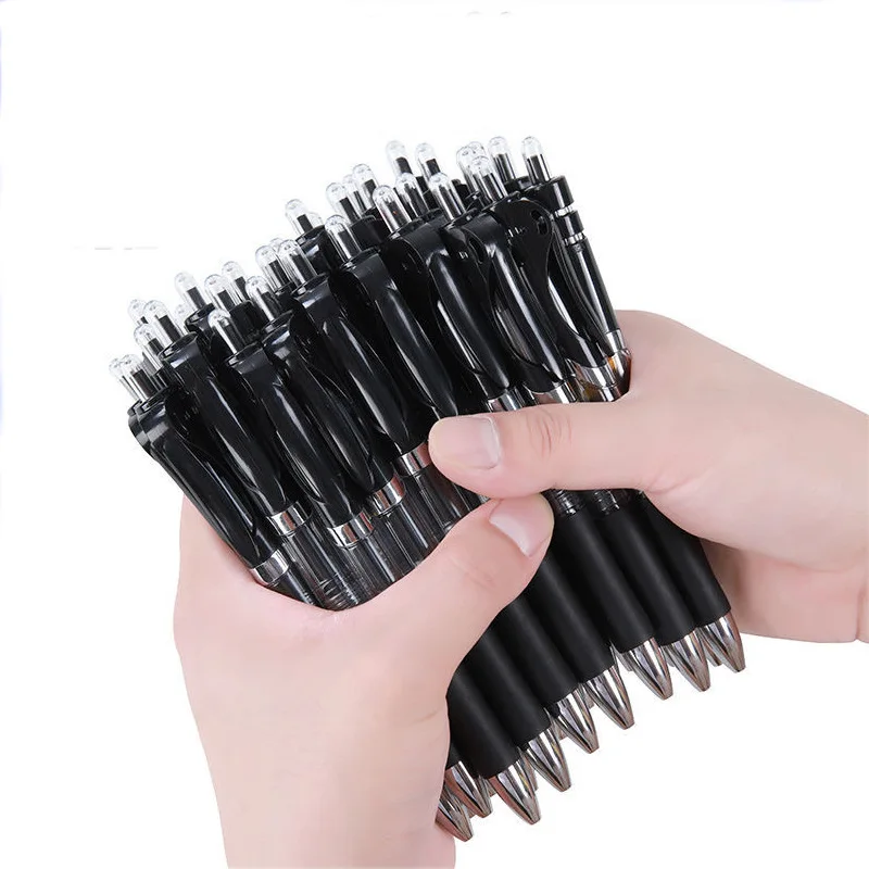 Press Manual Pen 0.5 mm Red Blue Black Gel Pen Refill Bullet Head Student Writing Signature School Office Stationery Supplies
Press Manual Pen 0.5 mm Red Blue Black Gel Pen Refill Bullet Head Student Writing Signature School Office Stationery Supplies