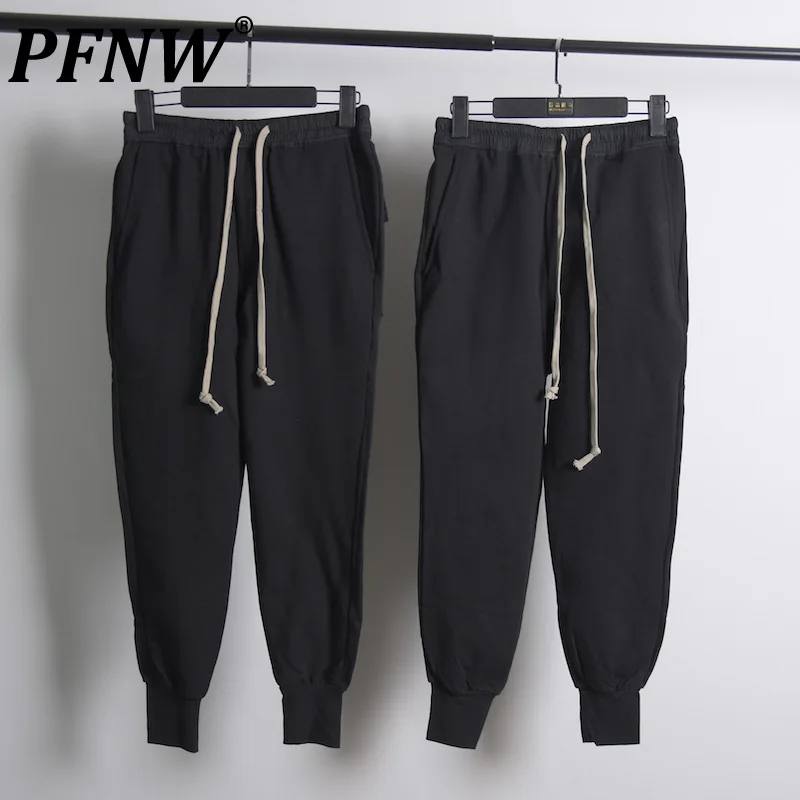 

PFNW RO Dark Niche Style Thick Normal Crotch Legging Trousers Spring Autumn Winter Fashionable Sports Casual Pants 12A5987