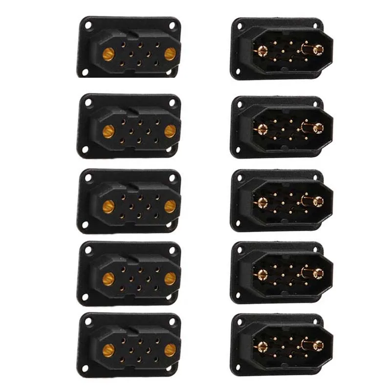 5Pairs JX8 Plugs UAV Composite 8 Pins Servo Extension Connectors Fast Release Adapter VTOL Model Airplane for Turbojet Drone DIY 
5Pairs JX8 Plugs UAV Composite 8 Pins Servo Extension Connectors Fast Release Adapter VTOL Model Airplane for Turbojet Drone DIY