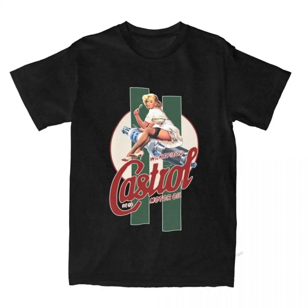 Castrol Vintage Pin Up Girl Classic Stripes Men T Shirts Oil Casual Tee Shirt Short Sleeve Crew Neck T-Shirt Cotton Plus Size
Castrol Vintage Pin Up Girl Classic Stripes Men T Shirts Oil Casual Tee Shirt Short Sleeve Crew Neck T-Shirt Cotton Plus Size