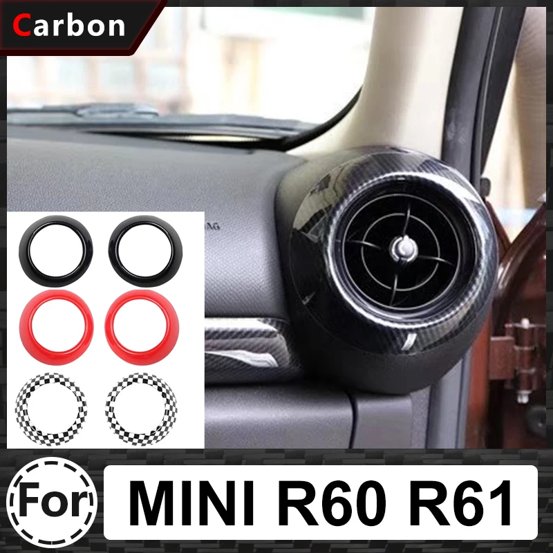 Car Air Outlet Decorative Cover Protection Ring For MINI ONE Cooper S R60 Countryman ALL4 R61 Interior Modification Accessories 
Car Air Outlet Decorative Cover Protection Ring For MINI ONE Cooper S R60 Countryman ALL4 R61 Interior Modification Accessories