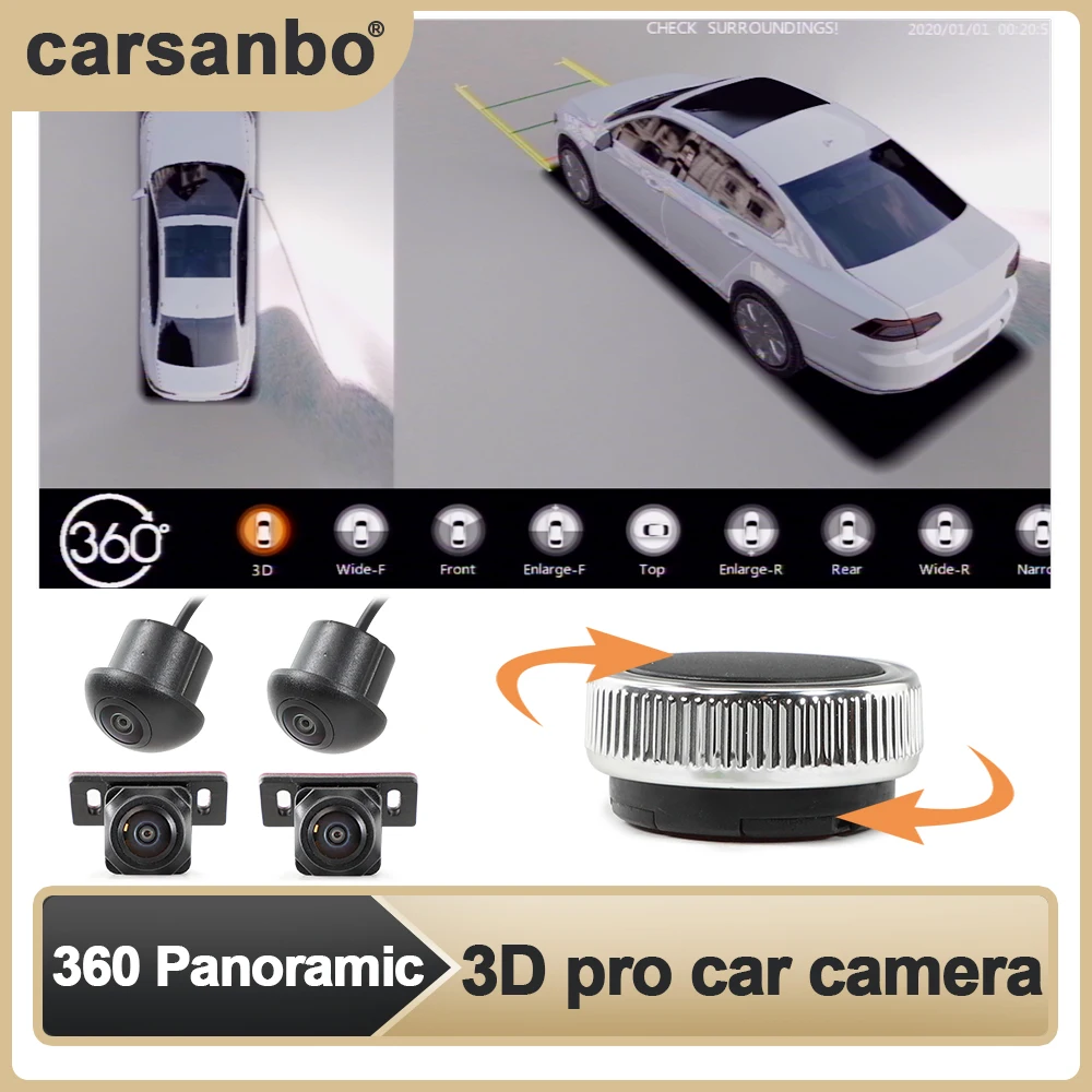 Carsanbo автомобиль 360 3D профессиональная камера птичий глаз с чипом CR2053 HD камера Автомобильный видеорегистратор поддерживает несколько модел...
Carsanbo автомобиль 360 3D профессиональная камера птичий глаз с чипом CR2053 HD камера Автомобильный видеорегистратор поддерживает несколько модел...