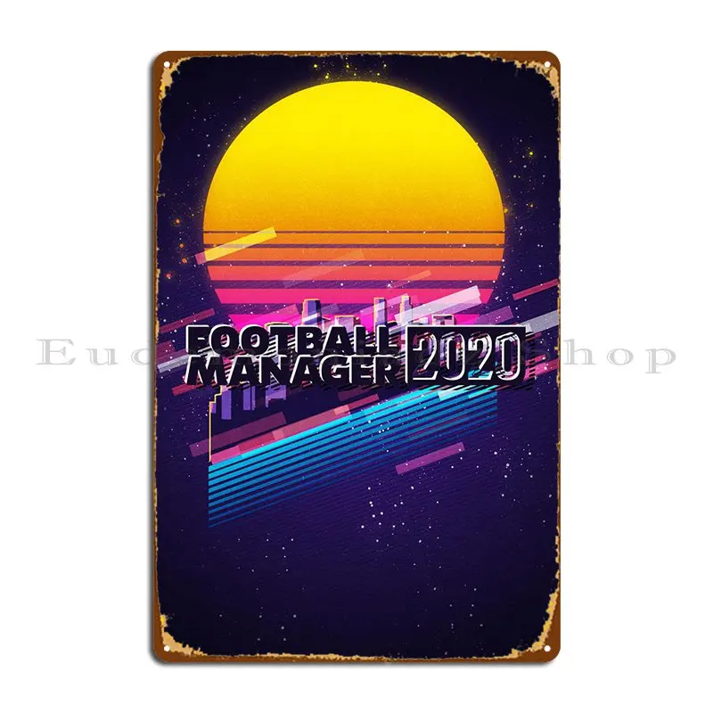 

Football Manager 00 Metal Plaque Poster Garage Pub Plaques Printed Designing Tin Sign Poster