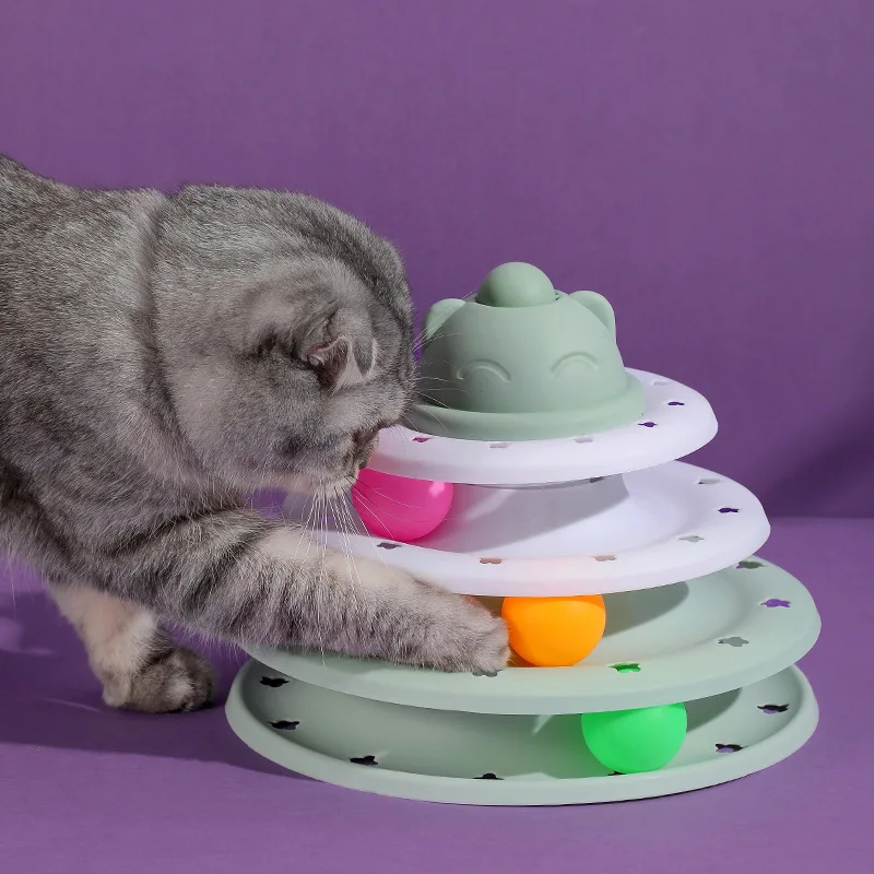 4 Levels Cats Toy Tower Tracks Cat Toys Interactive Cat Intelligence Training Amusement Plate Tower Pet Products Cat Tunnel
4 Levels Cats Toy Tower Tracks Cat Toys Interactive Cat Intelligence Training Amusement Plate Tower Pet Products Cat Tunnel