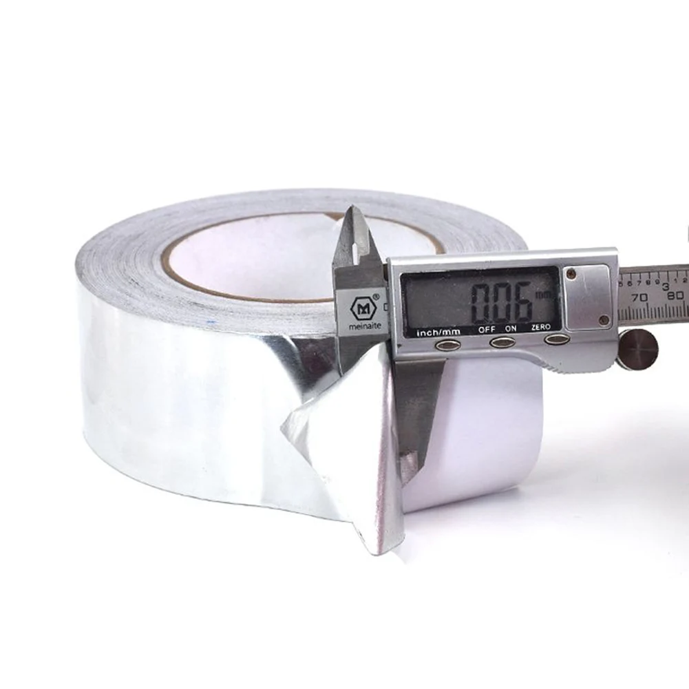 1pcs Aluminium Foil Adhesive Sealing Tape Thermal Resist Duct Repairs High Temperature Resistant Foil Adhesive Tape
1pcs Aluminium Foil Adhesive Sealing Tape Thermal Resist Duct Repairs High Temperature Resistant Foil Adhesive Tape