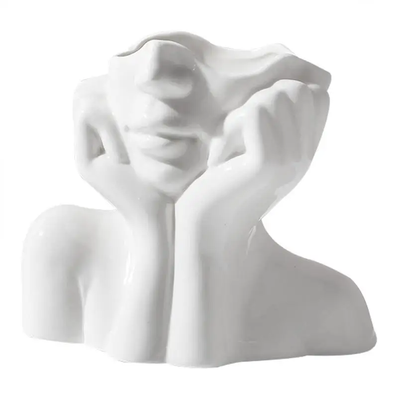 Body Vase Female Form Potted Body Flower Vase With Drainage Holes Women Face Planter Modern Nordic Style Vases For Home Table
Body Vase Female Form Potted Body Flower Vase With Drainage Holes Women Face Planter Modern Nordic Style Vases For Home Table