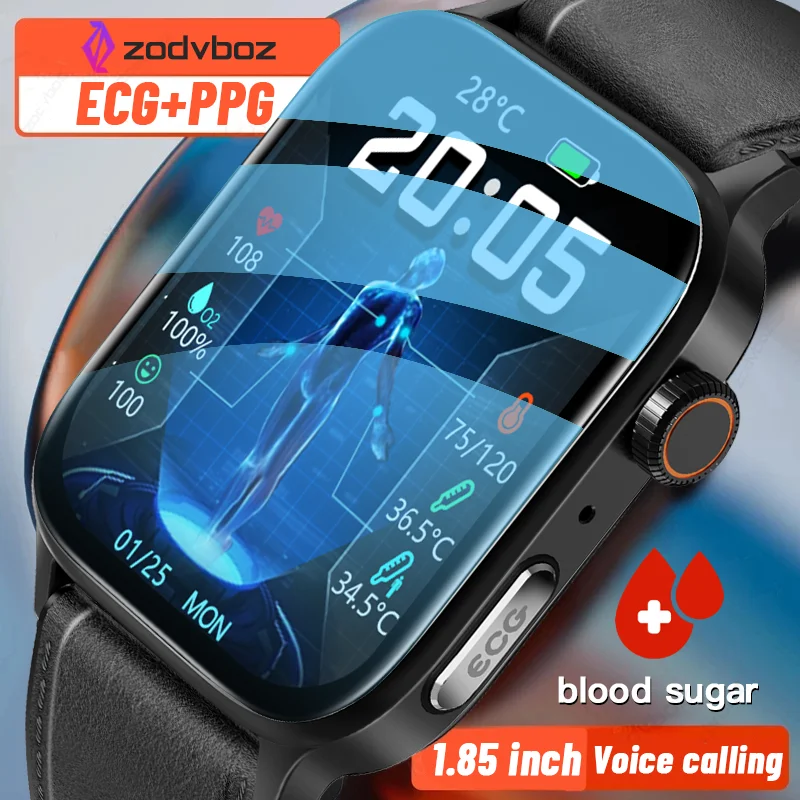 2023 New Smart Watch Noninvasive Blood Sugar ECG+PPG Men Heart Rate Blood Oxygen Health Smart Watch Women Waterproof Sport Watch
2023 New Smart Watch Noninvasive Blood Sugar ECG+PPG Men Heart Rate Blood Oxygen Health Smart Watch Women Waterproof Sport Watch