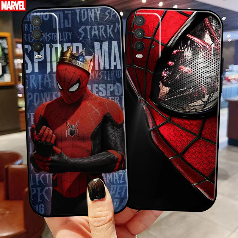 Marvel Spiderman For Xiaomi Redmi 9T Phone Case Back Funda Soft Carcasa Silicone Cover
Marvel Spiderman For Xiaomi Redmi 9T Phone Case Back Funda Soft Carcasa Silicone Cover