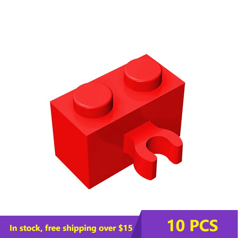 10PCS Compatible Assembles Particles 95820 Brick Modified 1x2 Vertical Clip Building Blocks Part DIY Educational High-Tech Toys
10PCS Compatible Assembles Particles 95820 Brick Modified 1x2 Vertical Clip Building Blocks Part DIY Educational High-Tech Toys