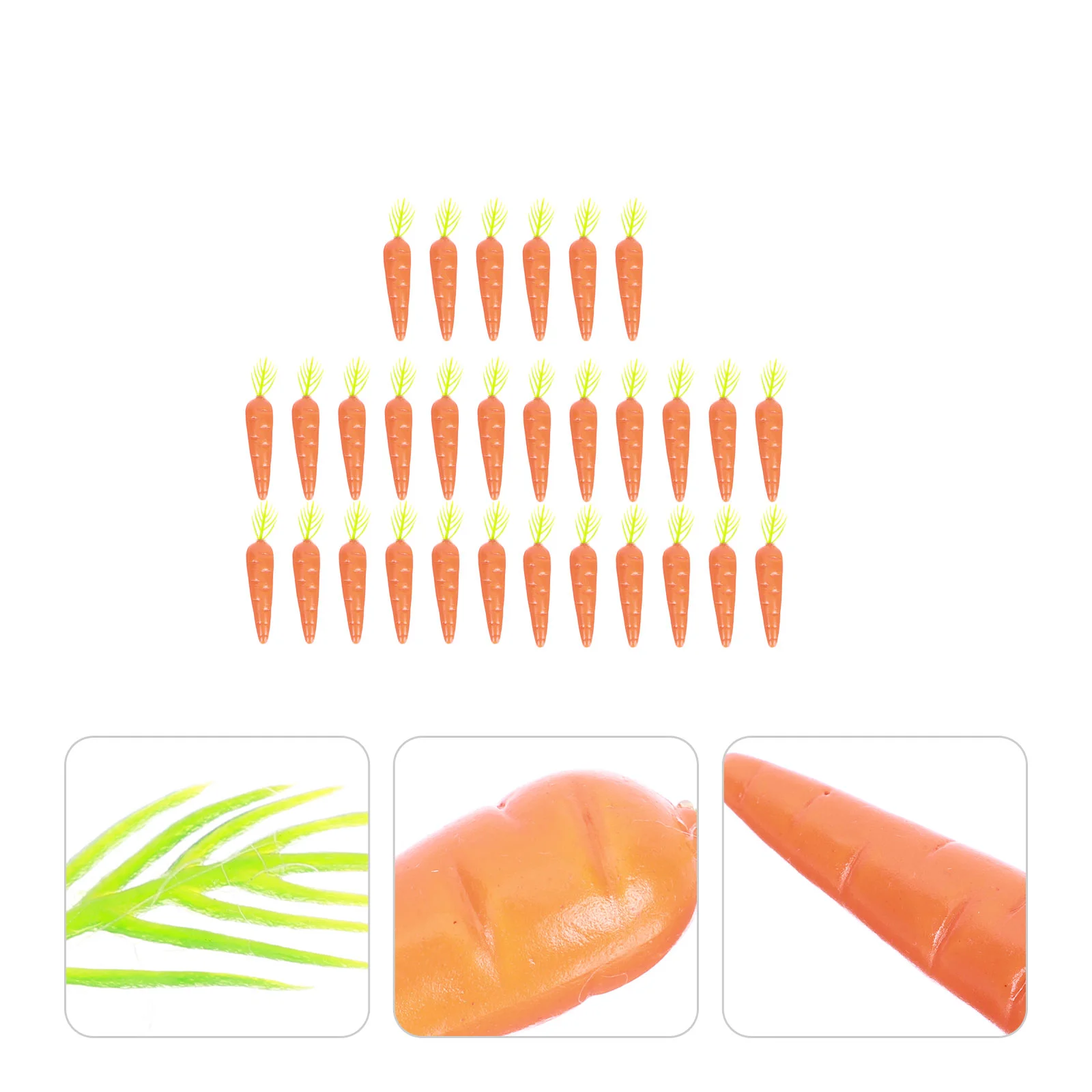 30 Pcs Carrot Garnish Decorative Easter Carrots Spring Home Scene Ornament Small DIY Accessory Miniature Fake Craft
30 Pcs Carrot Garnish Decorative Easter Carrots Spring Home Scene Ornament Small DIY Accessory Miniature Fake Craft