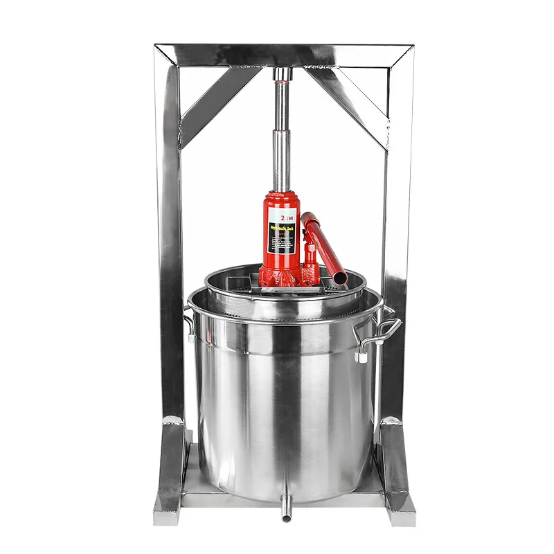12L Capacity Commercial Fruit Juice Cold Press Juicing Machine 304 Stainless Steel 2T Jack Manual Grape Pulp Juicer Machine
12L Capacity Commercial Fruit Juice Cold Press Juicing Machine 304 Stainless Steel 2T Jack Manual Grape Pulp Juicer Machine
