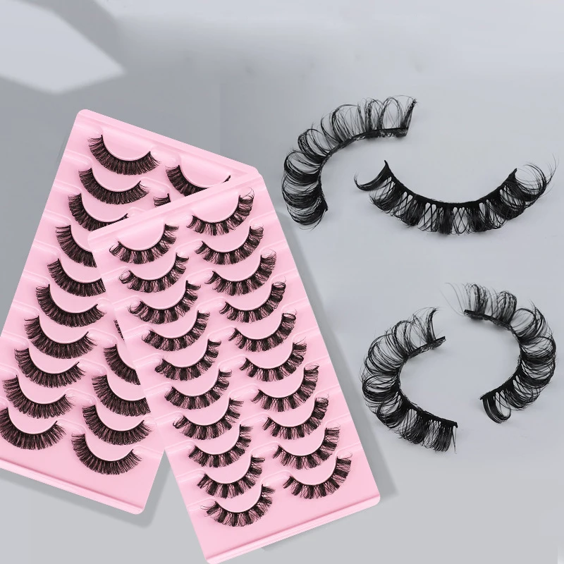 10pair False Eyelashes Fluffy Dense Russian Curling Fake Eye Lashes Large Curling Arc Makeup Eyelashes
10pair False Eyelashes Fluffy Dense Russian Curling Fake Eye Lashes Large Curling Arc Makeup Eyelashes