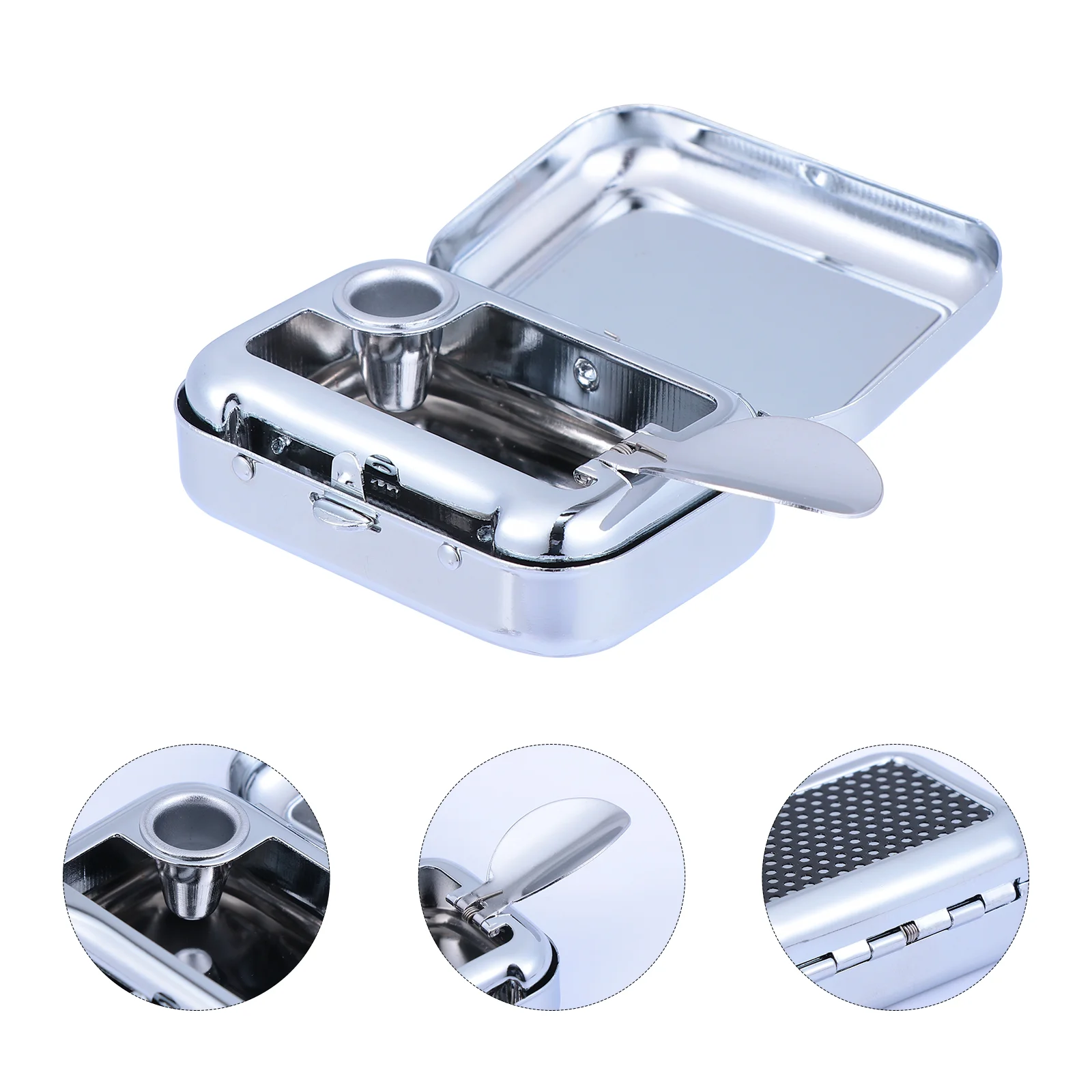 Ashtray Ash Smoking Mini Metal Lidcigar Pocket Container Outdoor Tray Car Holder Small Portable Ashtrays Vehicle Travel Office
Ashtray Ash Smoking Mini Metal Lidcigar Pocket Container Outdoor Tray Car Holder Small Portable Ashtrays Vehicle Travel Office