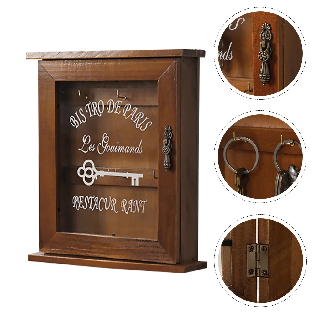 Key Storage Box Home Entryway Case Wall Mounted Clothes Hanger Wooden Locker Holder Rack Cabinet
Key Storage Box Home Entryway Case Wall Mounted Clothes Hanger Wooden Locker Holder Rack Cabinet