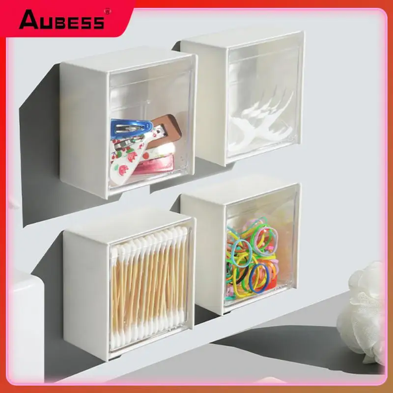 Storage Box Wall Mounted Multifunctional Lipstick Storage Box Punch-free Cotton Buds Flip Storage Box Storage Dispenser Adhesive
Storage Box Wall Mounted Multifunctional Lipstick Storage Box Punch-free Cotton Buds Flip Storage Box Storage Dispenser Adhesive