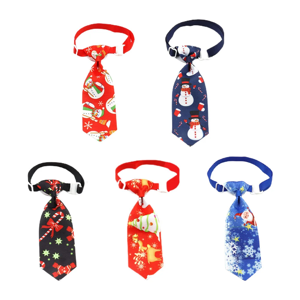 5pcs Christmas Cat Ties Collar Cats Neck Collar Xmas Tie Christmas Gifts Festival Collar
5pcs Christmas Cat Ties Collar Cats Neck Collar Xmas Tie Christmas Gifts Festival Collar