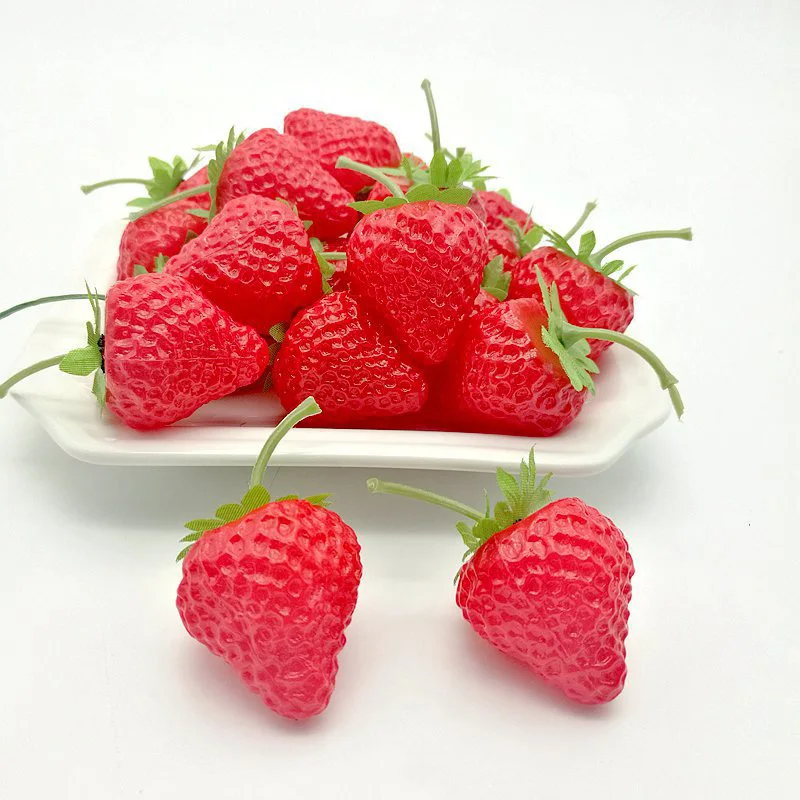 20 Pcs Artificial Strawberry DIY Artificial Fruits Kindergarten Plastic Fake Fruit For Christmas Home Wedding Decoration
20 Pcs Artificial Strawberry DIY Artificial Fruits Kindergarten Plastic Fake Fruit For Christmas Home Wedding Decoration