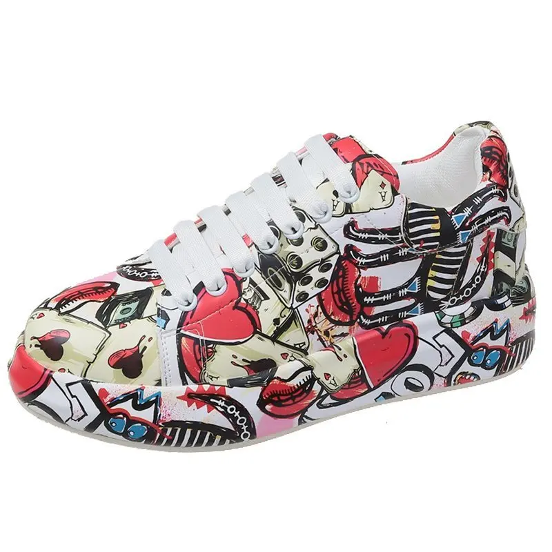 Women's sneakers graffit McQueen white shoes leisure Women's sports shoes for Women shoe painted Woman shoes platform shoes 2022
Women's sneakers graffit McQueen white shoes leisure Women's sports shoes for Women shoe painted Woman shoes platform shoes 2022