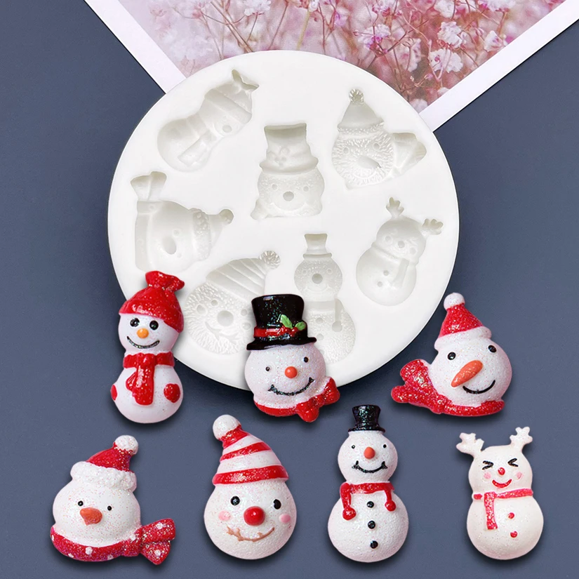 Snowman Christmas Silicone Sugarcraft Cupcake Baking Mold Resin Tools Chocolate Fondant Cake Decorating Tools
Snowman Christmas Silicone Sugarcraft Cupcake Baking Mold Resin Tools Chocolate Fondant Cake Decorating Tools
