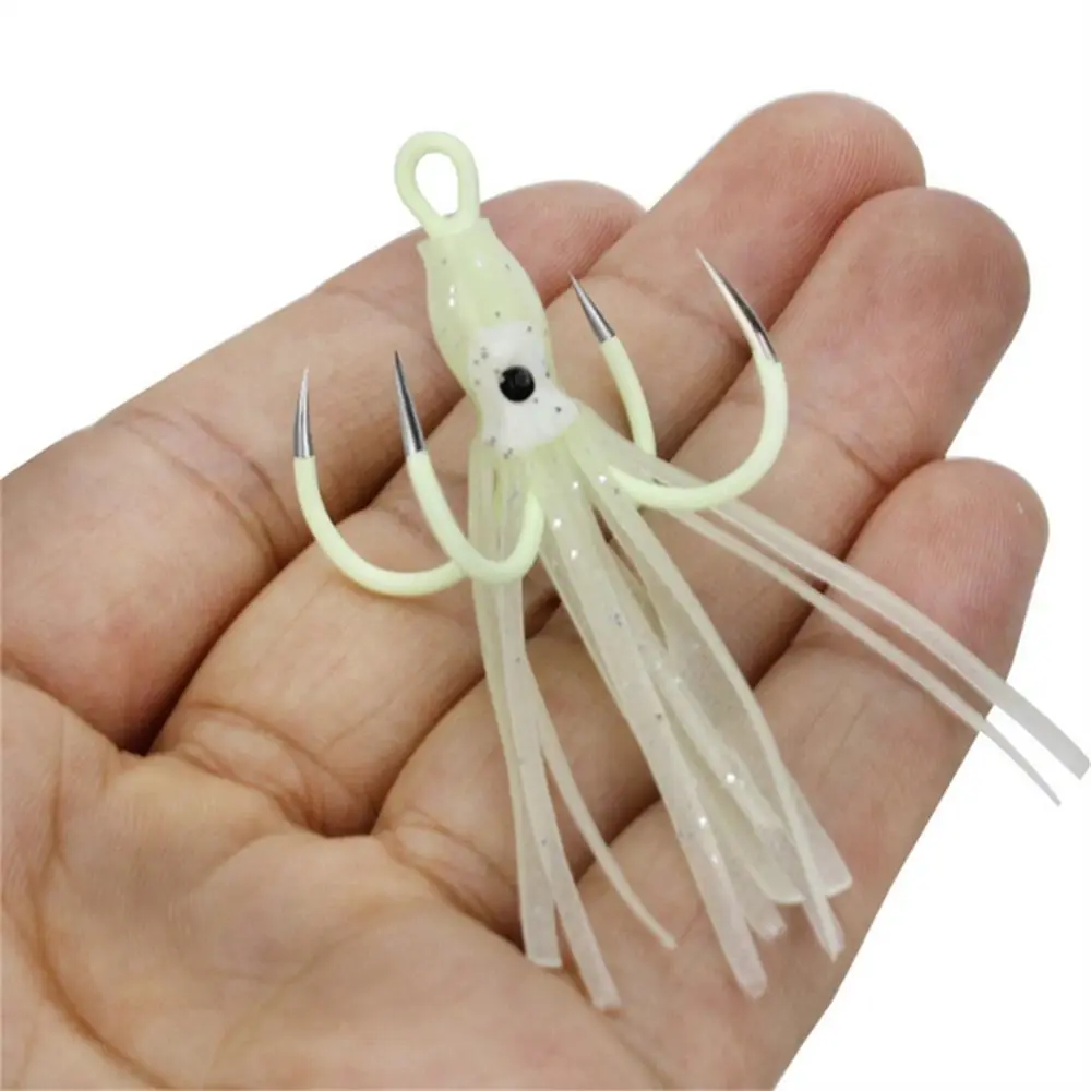Luminous Octopus Lures Soft Bait Glow in Dark 4 Hooks Jigs Fishing Lures Trolling Lures Squid Fishing Hooks Fishing Lover
Luminous Octopus Lures Soft Bait Glow in Dark 4 Hooks Jigs Fishing Lures Trolling Lures Squid Fishing Hooks Fishing Lover