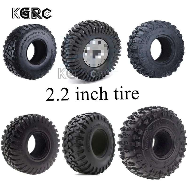 2.2 Inch Rubber Tire Rock Tyres For RC Crawler Car TRX4 TRX6 SCX10 Yikong D90 90046 KM2 RBX10 TK300
2.2 Inch Rubber Tire Rock Tyres For RC Crawler Car TRX4 TRX6 SCX10 Yikong D90 90046 KM2 RBX10 TK300