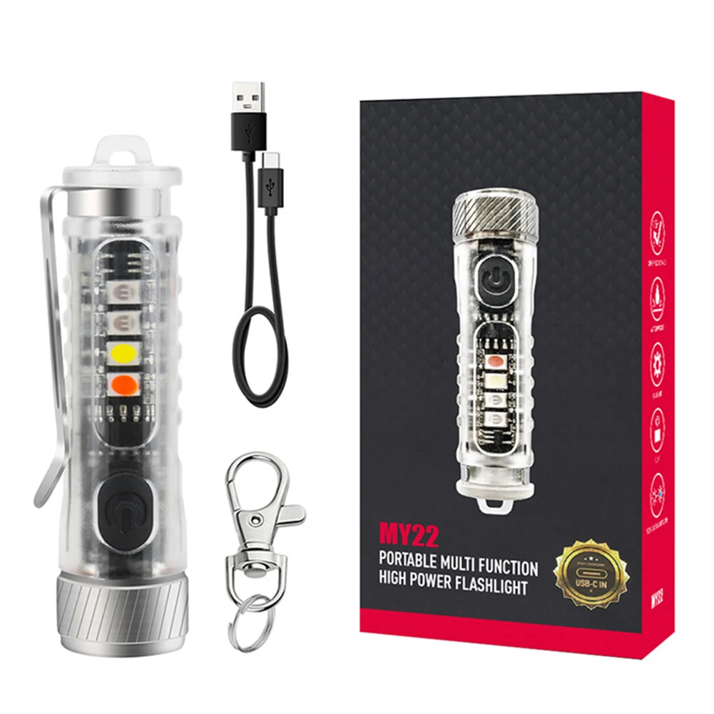 LED Mini Flashlight with Keychains Multifunctional UV Light 395nm Emergency Light Portable Pocket Flashlight Warning Lamp Torch
LED Mini Flashlight with Keychains Multifunctional UV Light 395nm Emergency Light Portable Pocket Flashlight Warning Lamp Torch