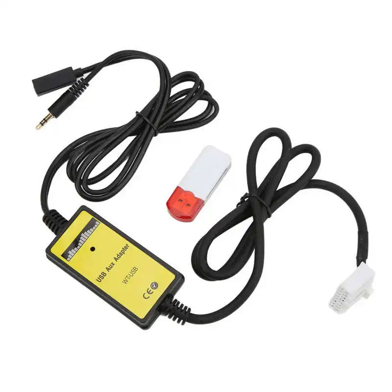 Digital Music Changer Audio AUX Interface Sturdy for Car Replacement for Mazda Miata/MX52003‑2008
Digital Music Changer Audio AUX Interface Sturdy for Car Replacement for Mazda Miata/MX52003‑2008