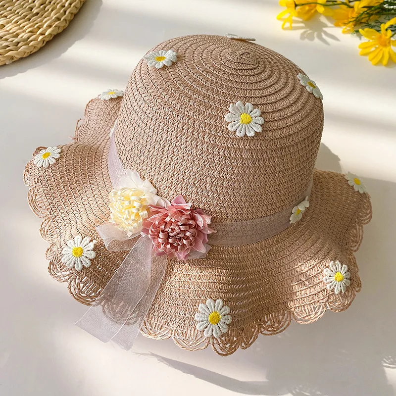 Fashion Flowers Baby Hat Summer Straw Bow Baby Girl Cap Beach Children Panama Hat Princess Baby Hats and Caps for Kids 1PC
Fashion Flowers Baby Hat Summer Straw Bow Baby Girl Cap Beach Children Panama Hat Princess Baby Hats and Caps for Kids 1PC