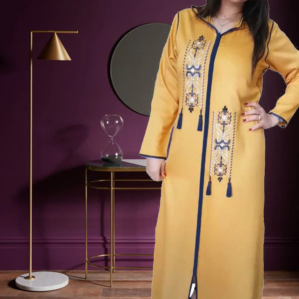 Jellaba Dress Women Embroidery Floral Kaftan Fashion Hooded Elegant Muslim Maxi Dresses Dubai Abaya Islamic Hijab Riched Ramadan
Jellaba Dress Women Embroidery Floral Kaftan Fashion Hooded Elegant Muslim Maxi Dresses Dubai Abaya Islamic Hijab Riched Ramadan