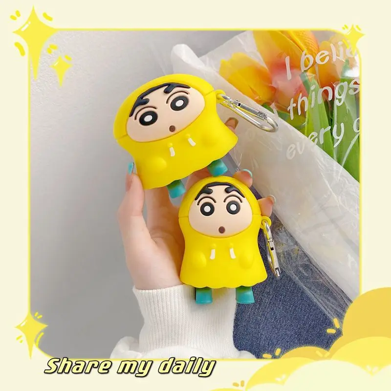 Raincoat Crayon Shin Chan Airpods Pro Protective Case Generation 2/3 Kawaii Apple Wireless Bluetooth Headset Case Silicone
Raincoat Crayon Shin Chan Airpods Pro Protective Case Generation 2/3 Kawaii Apple Wireless Bluetooth Headset Case Silicone