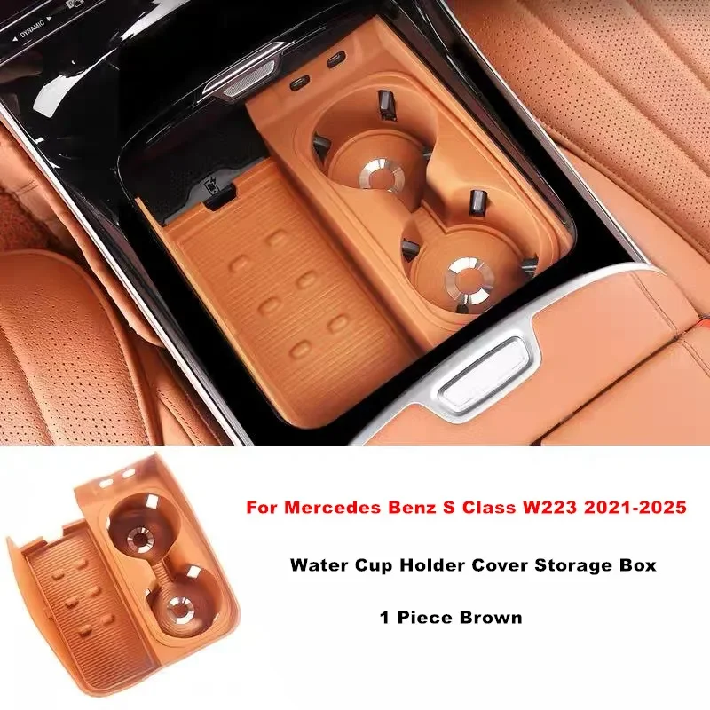 Автомобильный держатель для чашки с водой на центральной консоли, силиконовый защитный чехол для хранения для Mercedes Benz S Class W223 S400 S450 S480 S500
Автомобильный держатель для чашки с водой на центральной консоли, силиконовый защитный чехол для хранения для Mercedes Benz S Class W223 S400 S450 S480 S500