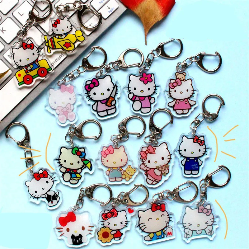 Kawaii Sanrios Anime Keychain HelloKt Pendant Cute Cartoon Acrylic Car Keyring Decoration Bag Accessories Mobile Hanging Jewelry
Kawaii Sanrios Anime Keychain HelloKt Pendant Cute Cartoon Acrylic Car Keyring Decoration Bag Accessories Mobile Hanging Jewelry