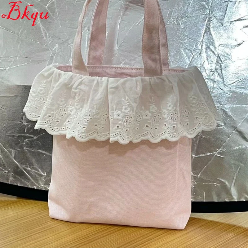 Korean Mini Sweet Lace Cotton Bags for Lady Solid Pink/White Women's Elegant Canvas Bags Handbag #B005
Korean Mini Sweet Lace Cotton Bags for Lady Solid Pink/White Women's Elegant Canvas Bags Handbag #B005