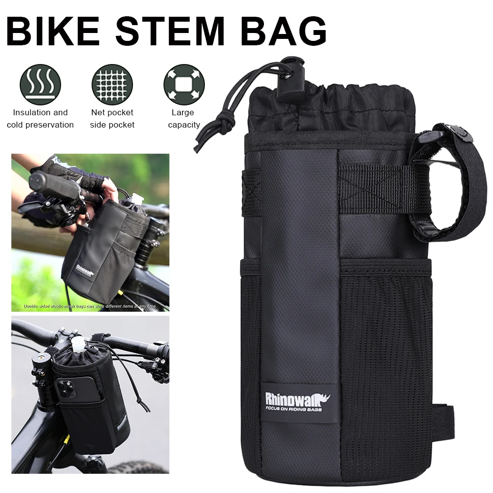 Bicycle Water Bottle Cup Holder Bag Bike Handlebar Stem Bag with Insulated Pouch Storage Bag for Daily Use Touring
Bicycle Water Bottle Cup Holder Bag Bike Handlebar Stem Bag with Insulated Pouch Storage Bag for Daily Use Touring