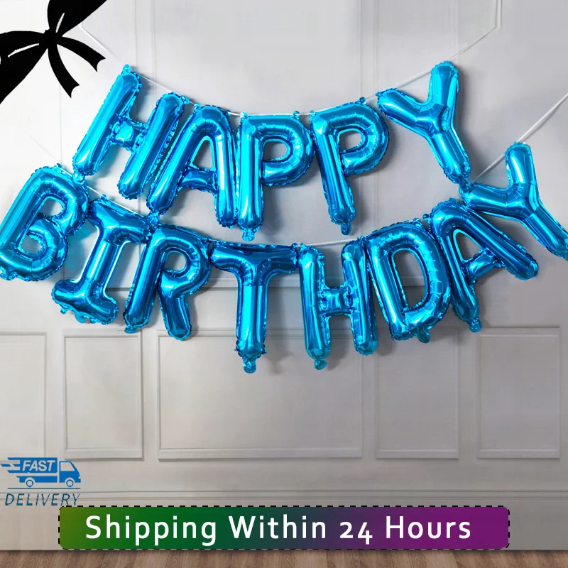 13PCS Happy Happy Birthday Balloon Decoration Drop Shipping Rose Gold Letter Foil Ballons Birthday Globos Balony Anniversaire 
13PCS Happy Happy Birthday Balloon Decoration Drop Shipping Rose Gold Letter Foil Ballons Birthday Globos Balony Anniversaire