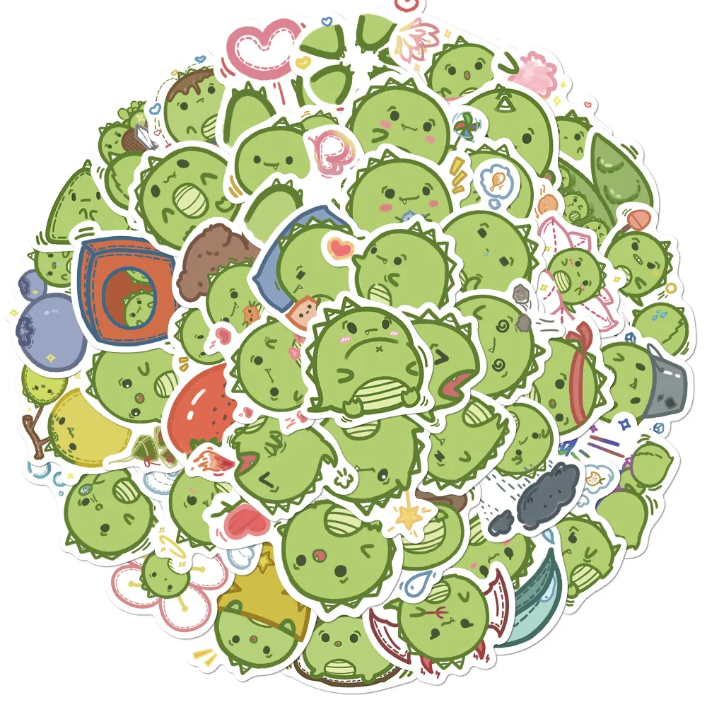 50pcs Cute Cartoon Little Dinosaur Series Fat Dimple Funny Expression Children Graffiti Stickers Personality Suitcase
50pcs Cute Cartoon Little Dinosaur Series Fat Dimple Funny Expression Children Graffiti Stickers Personality Suitcase