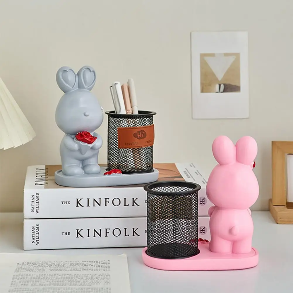 Pencil Holder Cartoon Rabbit Flower Pen Storage Container Plastic Desk Organizer Pencil Barrel Home Decoration New Year Gift
Pencil Holder Cartoon Rabbit Flower Pen Storage Container Plastic Desk Organizer Pencil Barrel Home Decoration New Year Gift