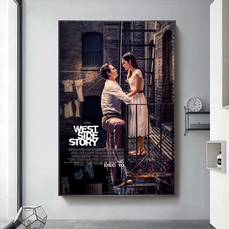 Wall Art Canvas Painting West Side Story Love Movie Poster And Prints Picture Decoration for Living Room Bedroom Home Decoration
Wall Art Canvas Painting West Side Story Love Movie Poster And Prints Picture Decoration for Living Room Bedroom Home Decoration