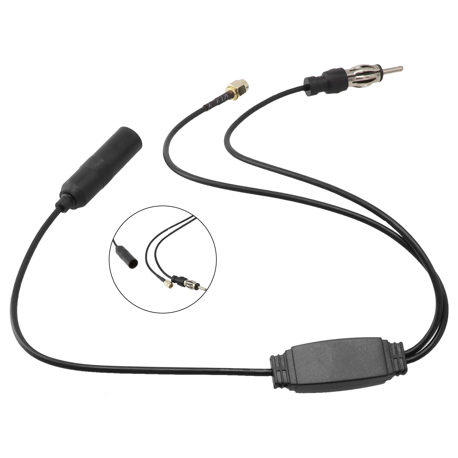 FM/AM DAB + Car Radio Active Antenna Aerial Splitter Adapter Cables SMA Converter Car Electronics Accessories
FM/AM DAB + Car Radio Active Antenna Aerial Splitter Adapter Cables SMA Converter Car Electronics Accessories