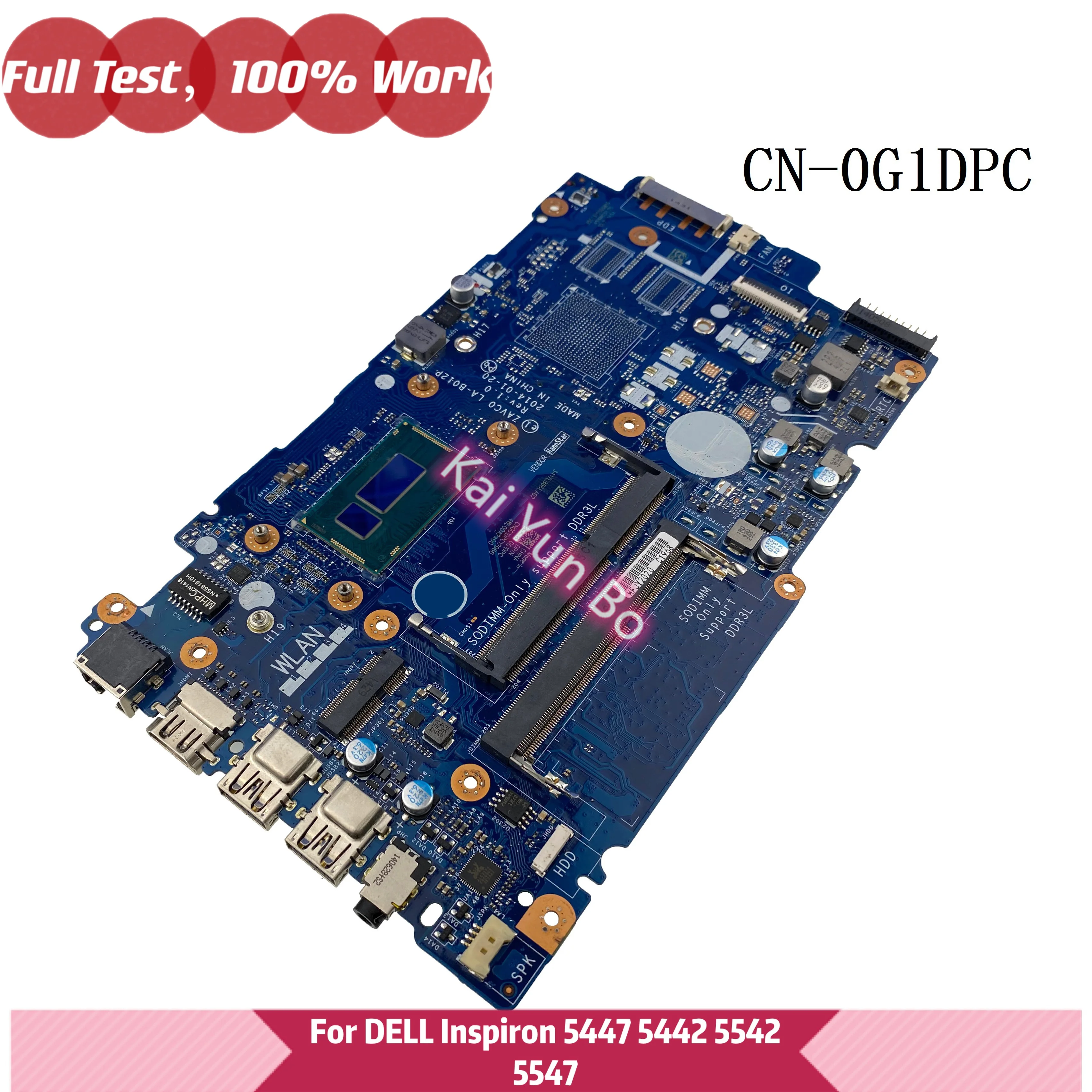 Материнская плата для ноутбука Dell Inspiron 5447, 5442, 5542, 5547, фотография 100% G1DPC G1DPC ZAVC0 CN-0G1DPC с процессором i5-4210u, протестирован
Материнская плата для ноутбука Dell Inspiron 5447, 5442, 5542, 5547, фотография 100% G1DPC G1DPC ZAVC0 CN-0G1DPC с процессором i5-4210u, протестирован