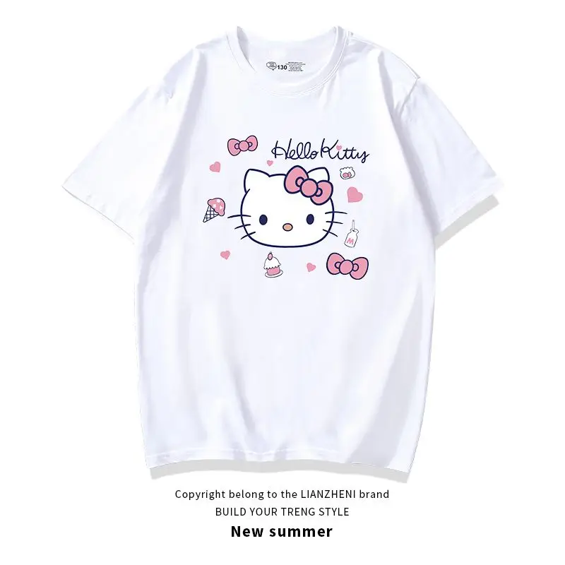 Летняя Милая рубашка с героями аниме Hello Kitty, детская хлопковая рубашка с короткими рукавами для девочек, мультяшная розовая принцесса, корейская мода, универсальный топ для девочек
Летняя Милая рубашка с героями аниме Hello Kitty, детская хлопковая рубашка с короткими рукавами для девочек, мультяшная розовая принцесса, корейская мода, универсальный топ для девочек