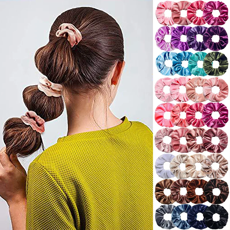 Fashion Women Girls Velvet Hair Scrunchies Solid Color Stretch Elastic Hair Ties Classic Elegant Rubber Band Ponytail Ties Rope
Fashion Women Girls Velvet Hair Scrunchies Solid Color Stretch Elastic Hair Ties Classic Elegant Rubber Band Ponytail Ties Rope